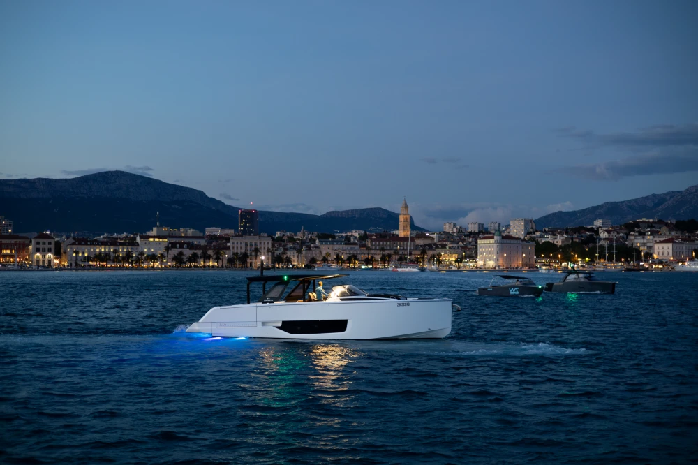 Cranchi A46 private boat tour from Split Croatia